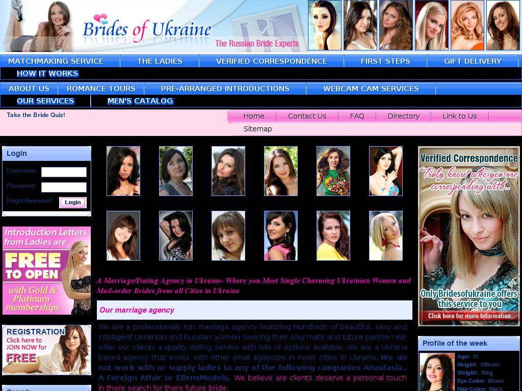 bridesofukraine.com snapshot