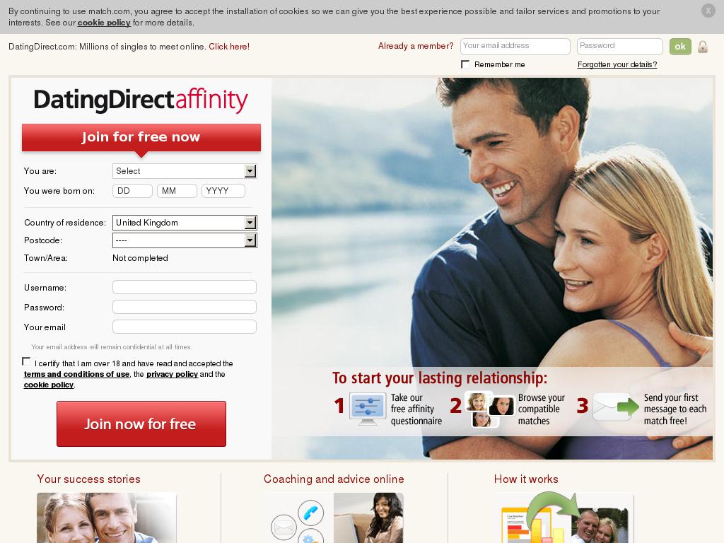 datingdirectaffinity.com snapshot