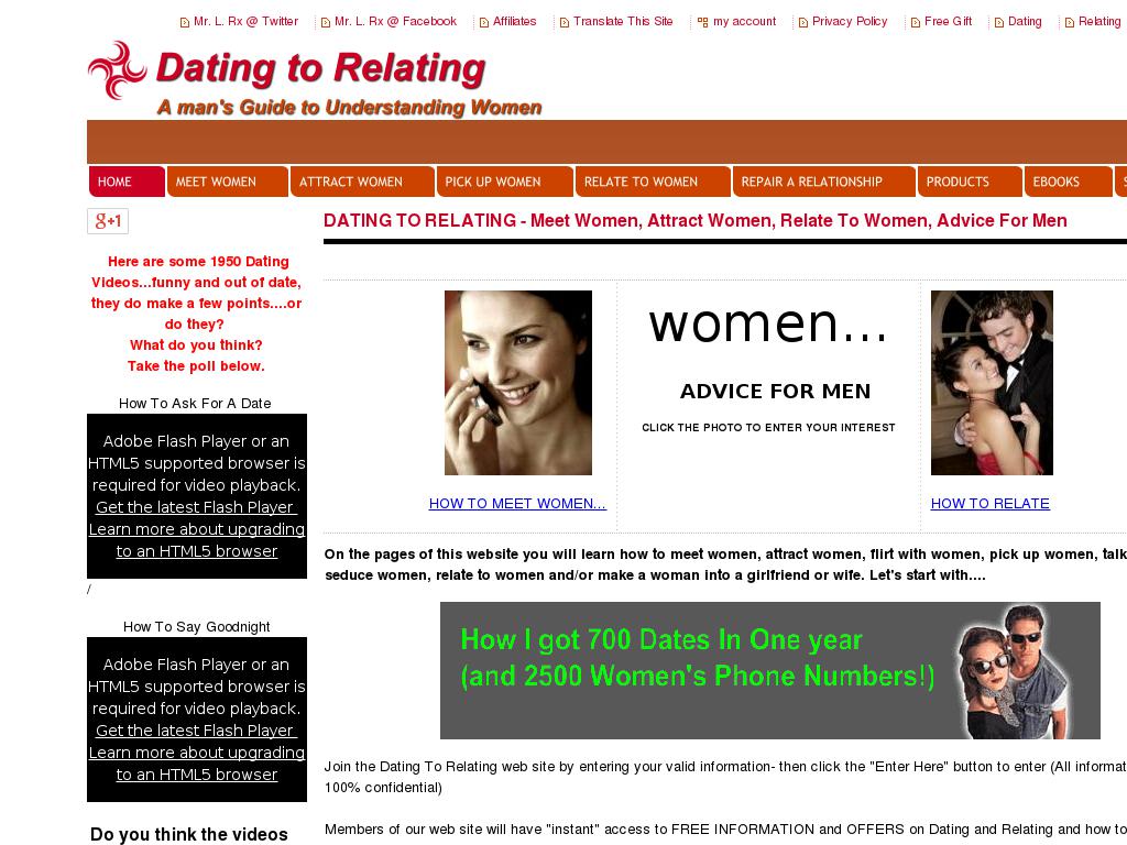 datingtorelating.com snapshot