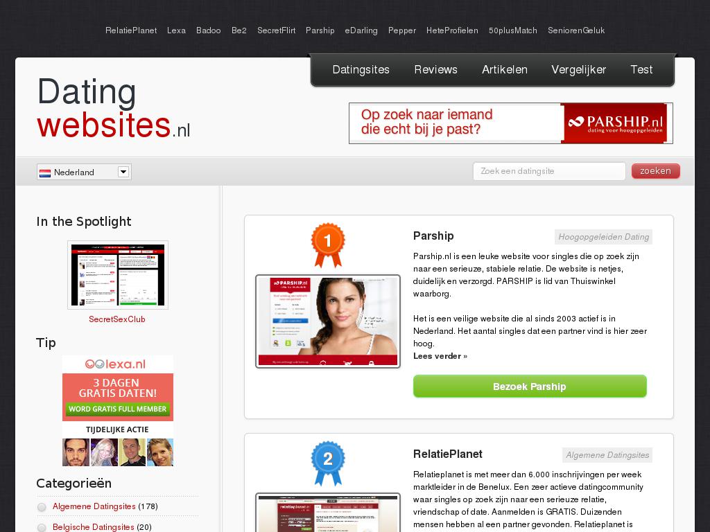 datingwebsites.nl snapshot