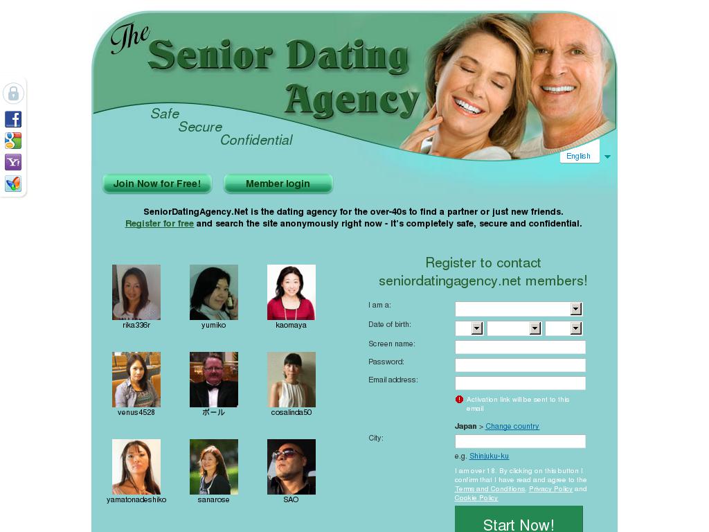 seniordatingagency.net snapshot