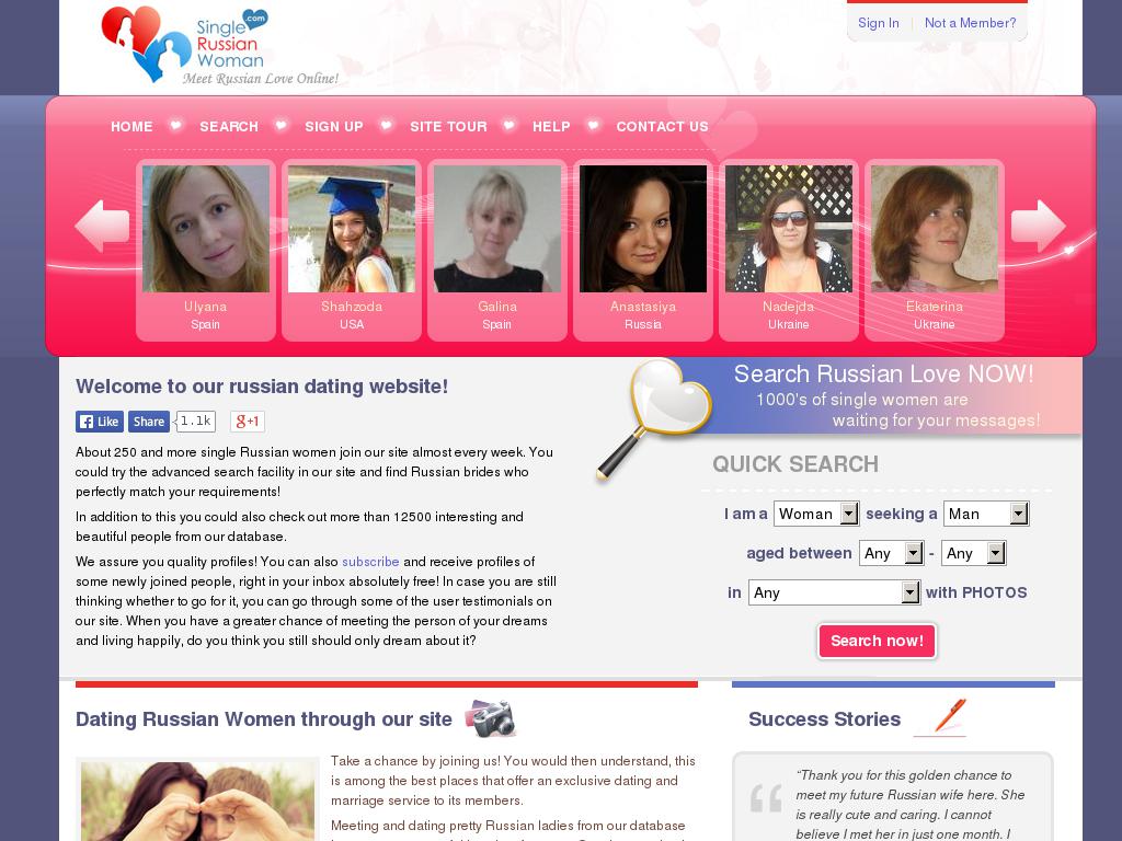 single-russian-woman.com snapshot