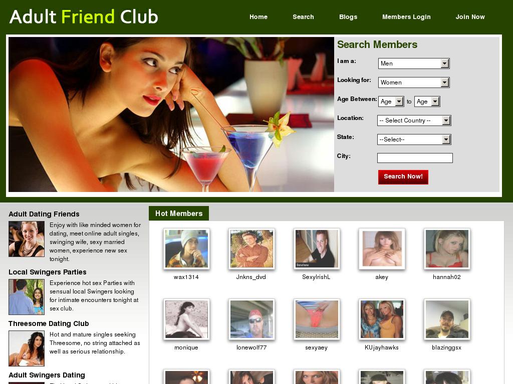 adultfriendclub.com snapshot