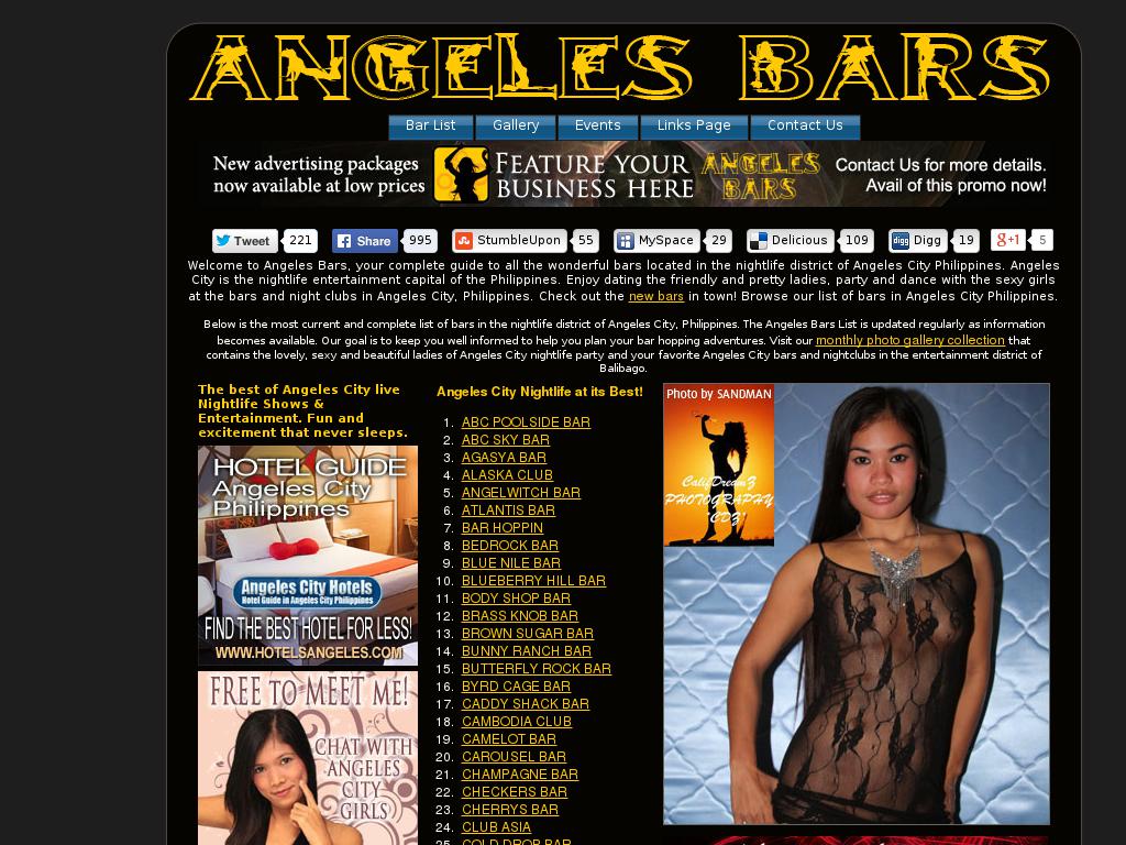 angelesbars.com snapshot