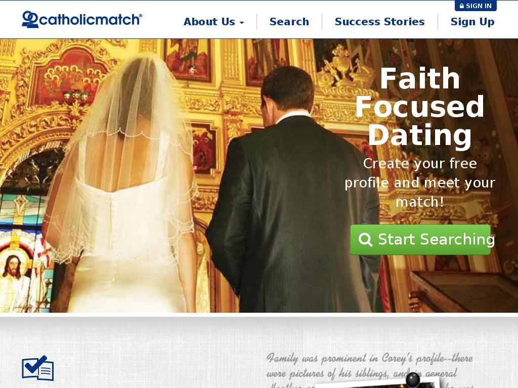 catholicmatch.com snapshot