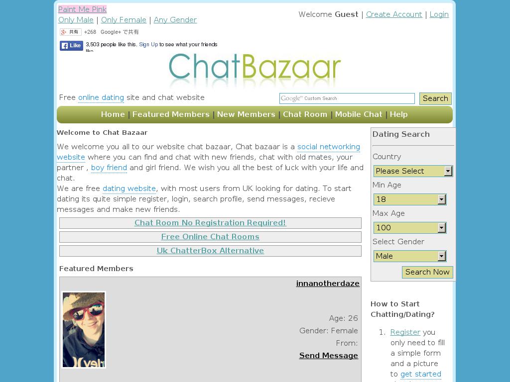 chatbazaar.com snapshot