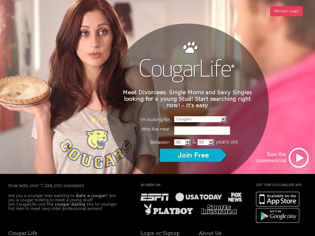 cougarlife.com snapshot