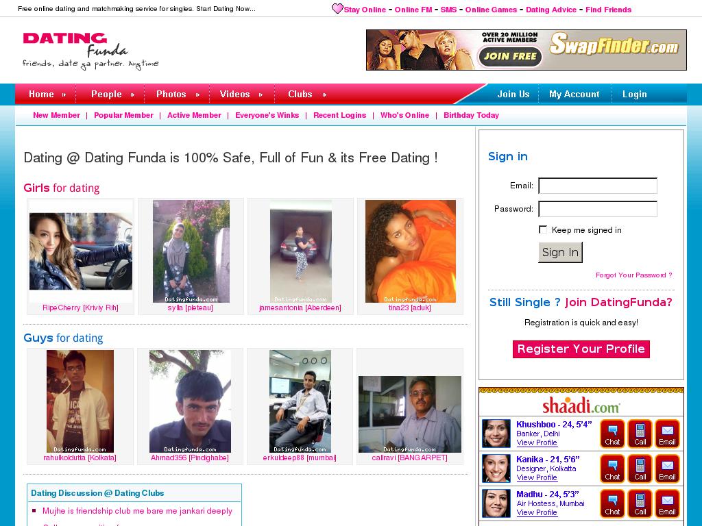 datingfunda.com snapshot
