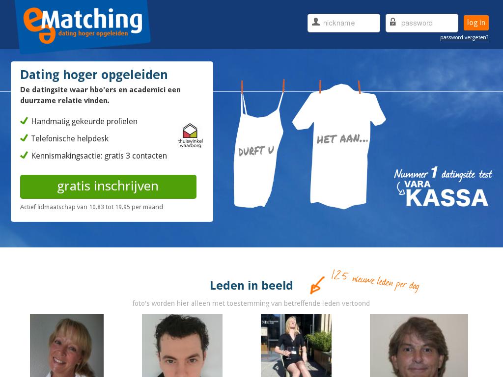 e-matching.nl snapshot