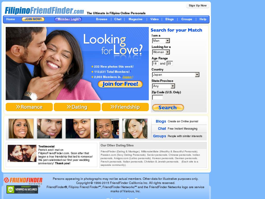filipinofriendfinder.com snapshot