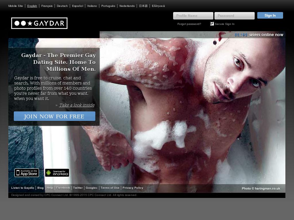 gaydar.co.uk snapshot
