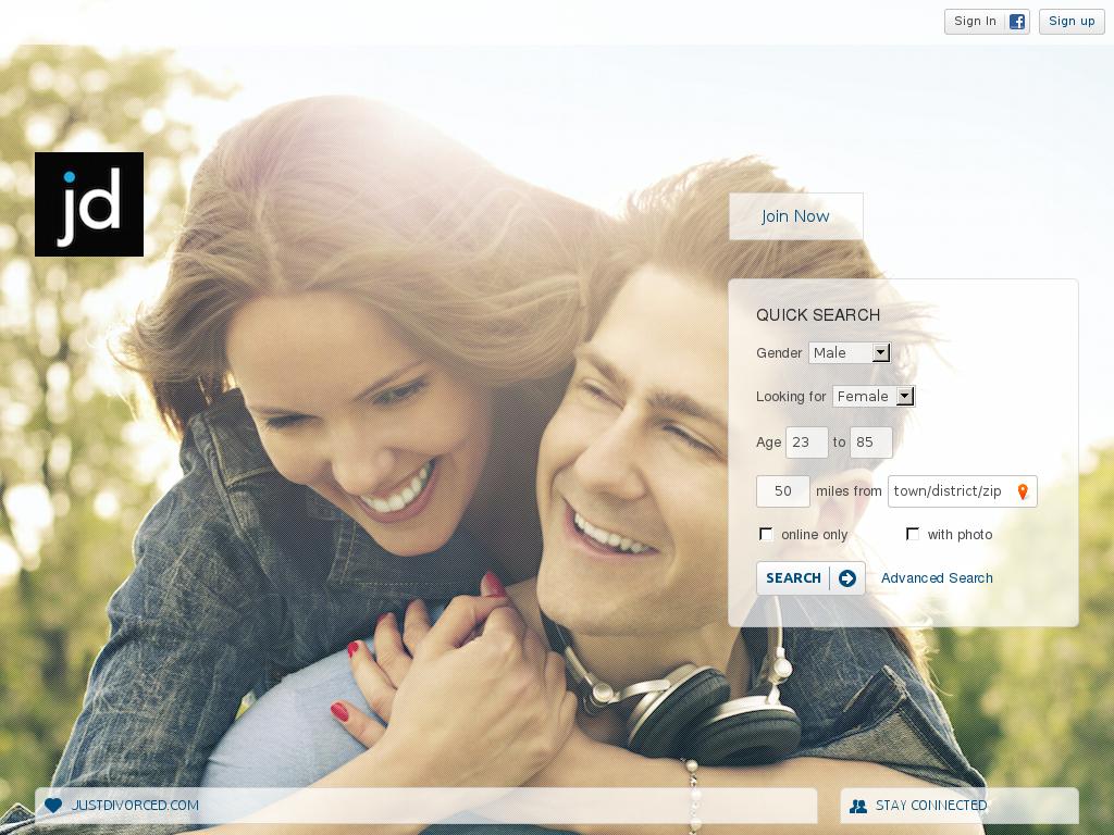 justdivorced.com snapshot