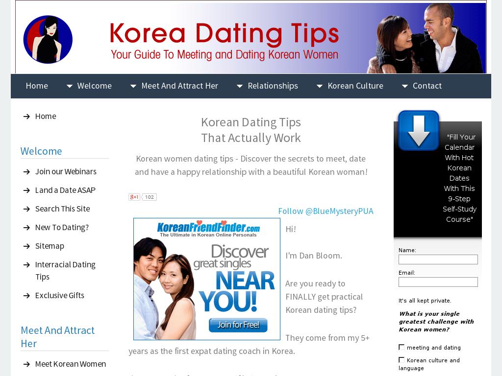 korea-dating-tips.com snapshot