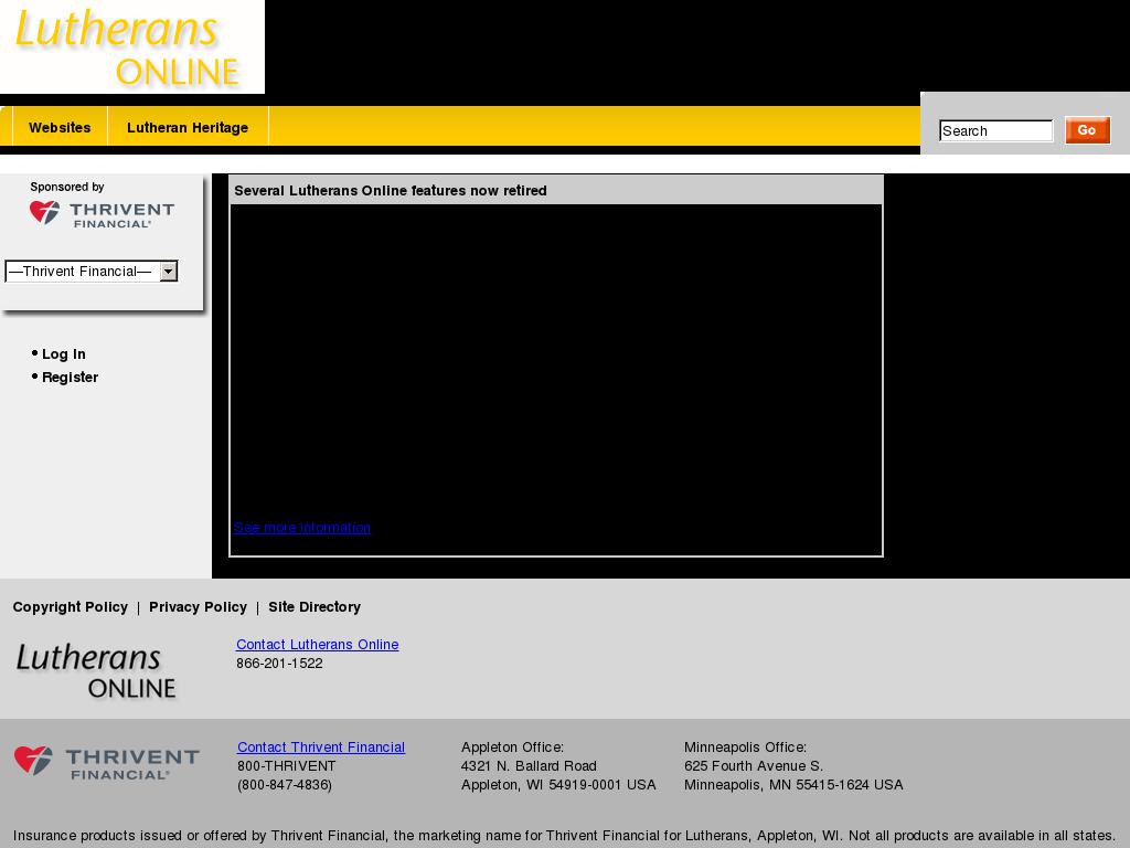 lutheransonline.com snapshot