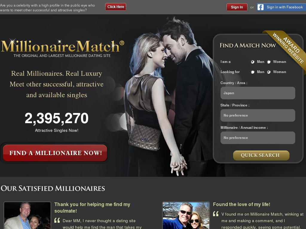 millionairematch.com snapshot