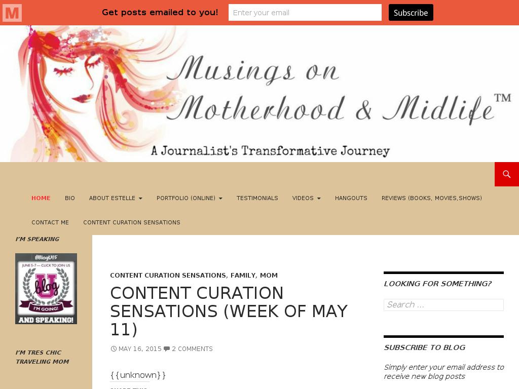 musingsonmotherhoodmidlife.com snapshot