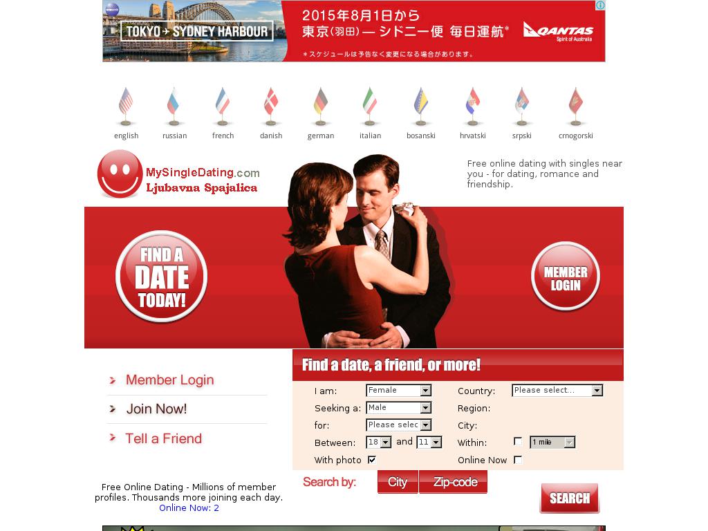 mysingledating.com snapshot
