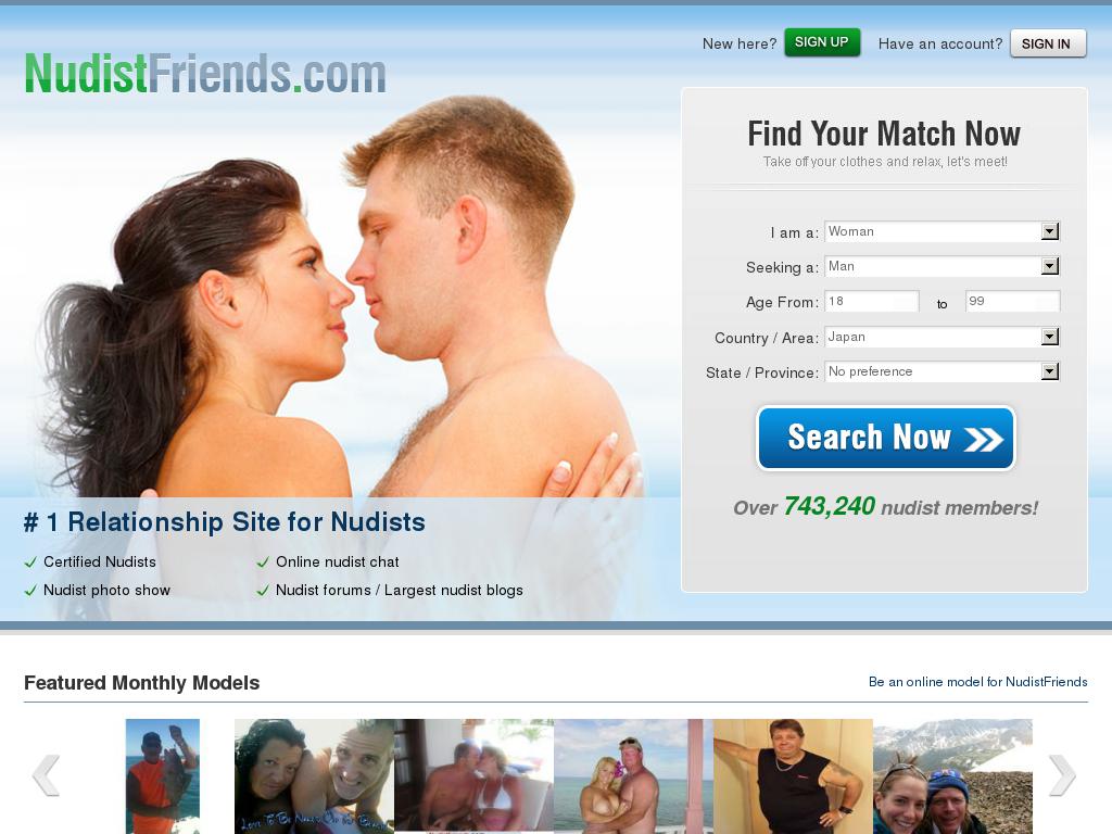 nudistfriends.com snapshot