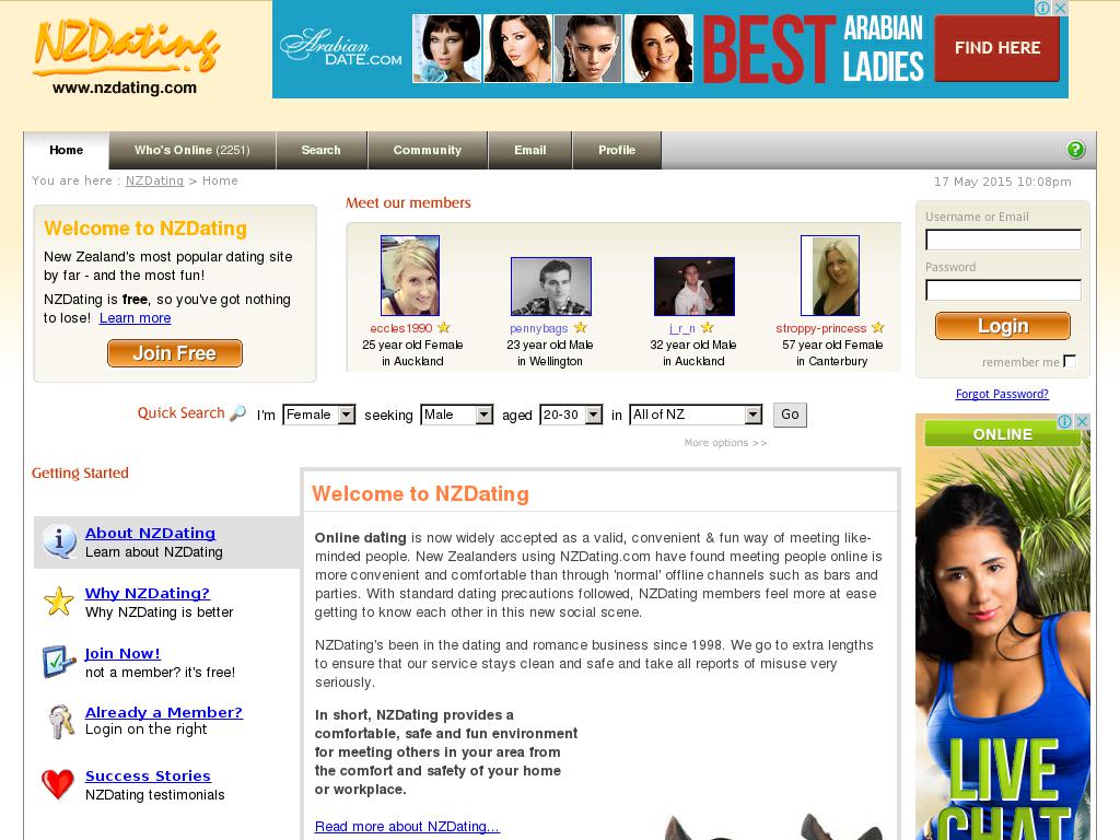 New Zealand Dating Site - Free Online Dating Services in New Zealand.
