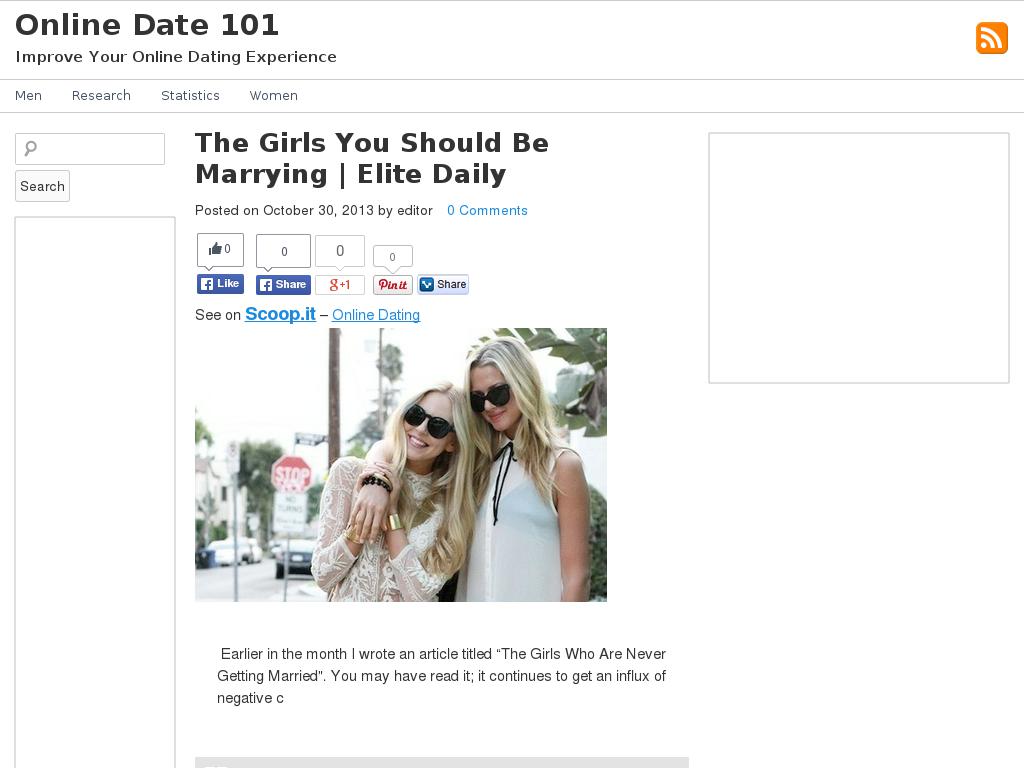 onlinedate101.com snapshot