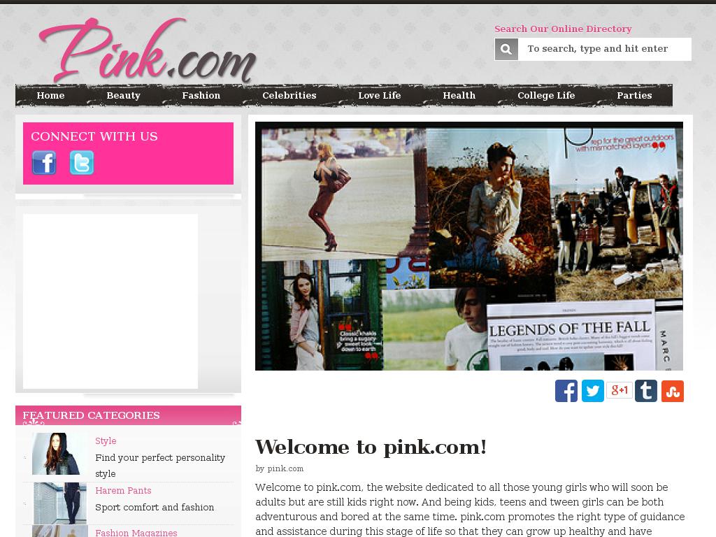 pink.com snapshot