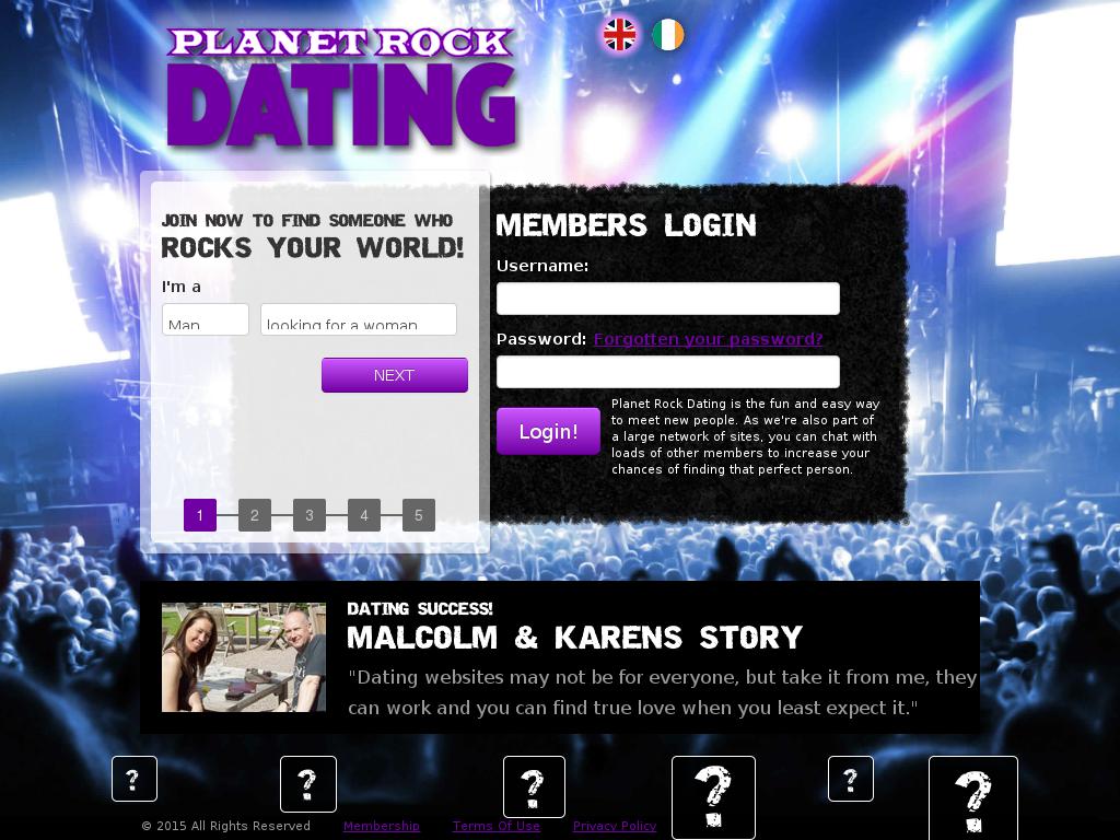 planetrockdating.com snapshot