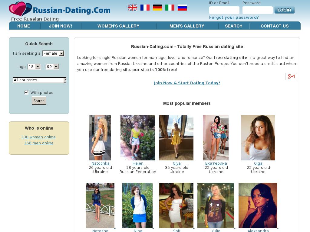 russian-dating.com snapshot