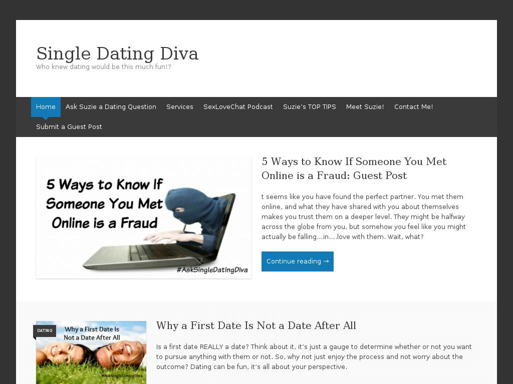 singledatingdiva.wordpress.com snapshot