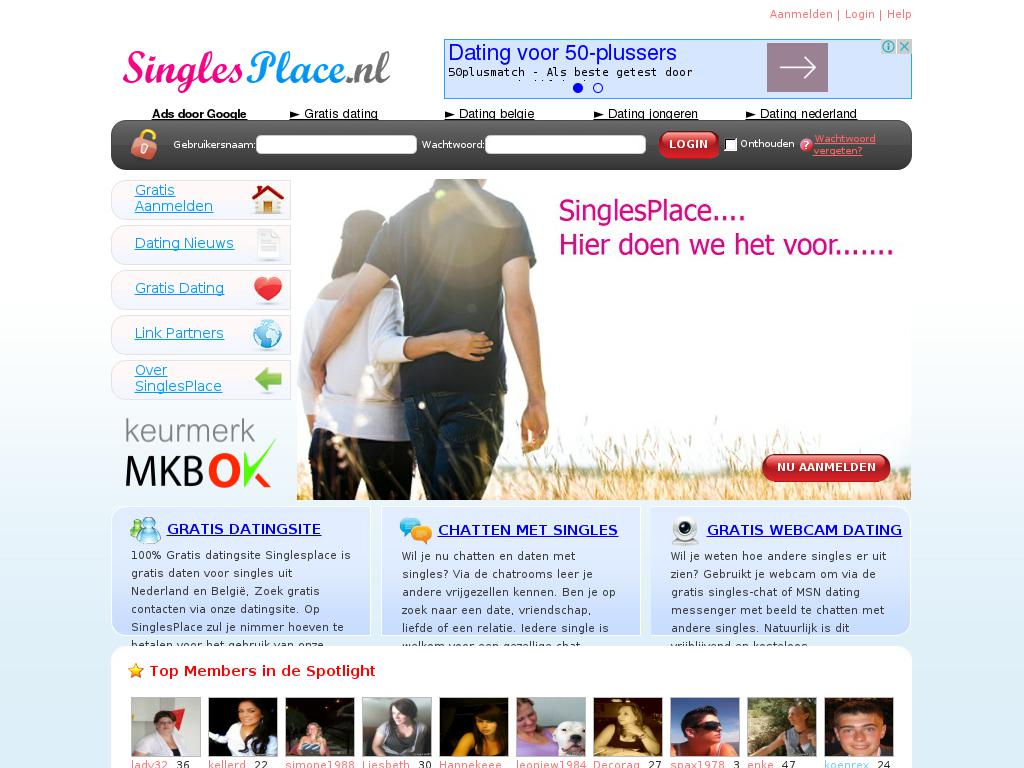 singlesplace.nl snapshot