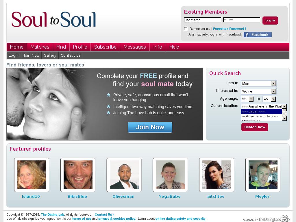 soultosoul.co.uk snapshot