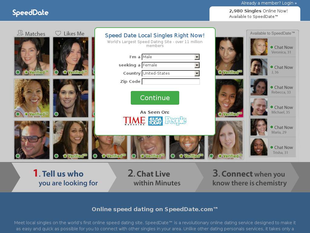 speeddate.com snapshot