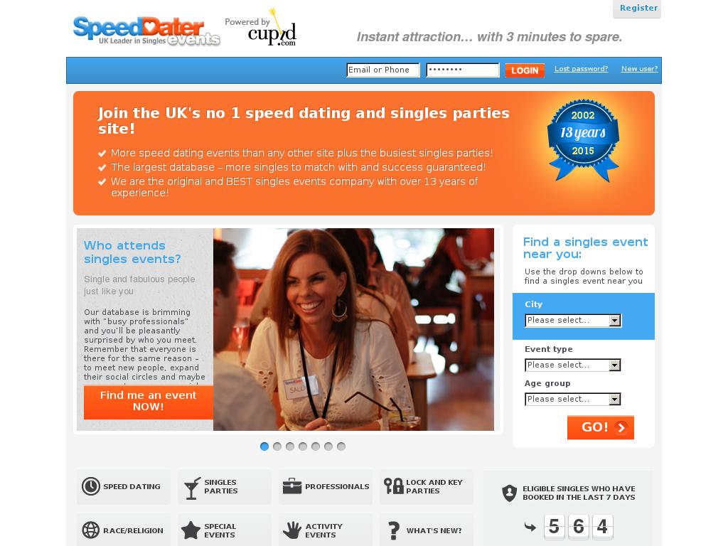 speeddater.co.uk snapshot