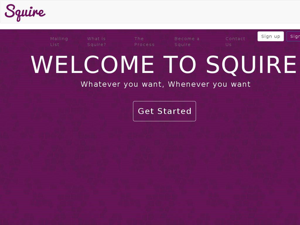 squireservice.com snapshot