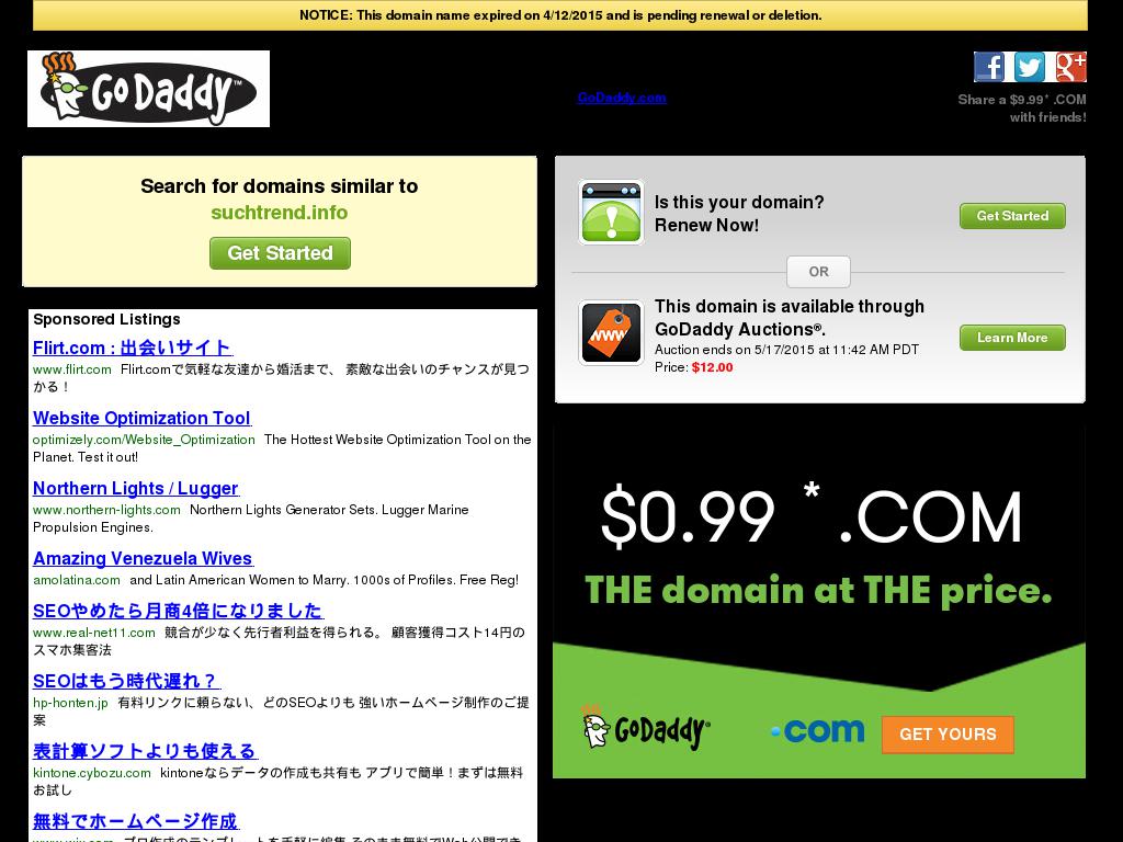 suchtrend.info snapshot