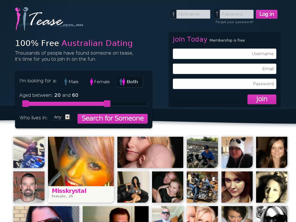 tease.com.au snapshot