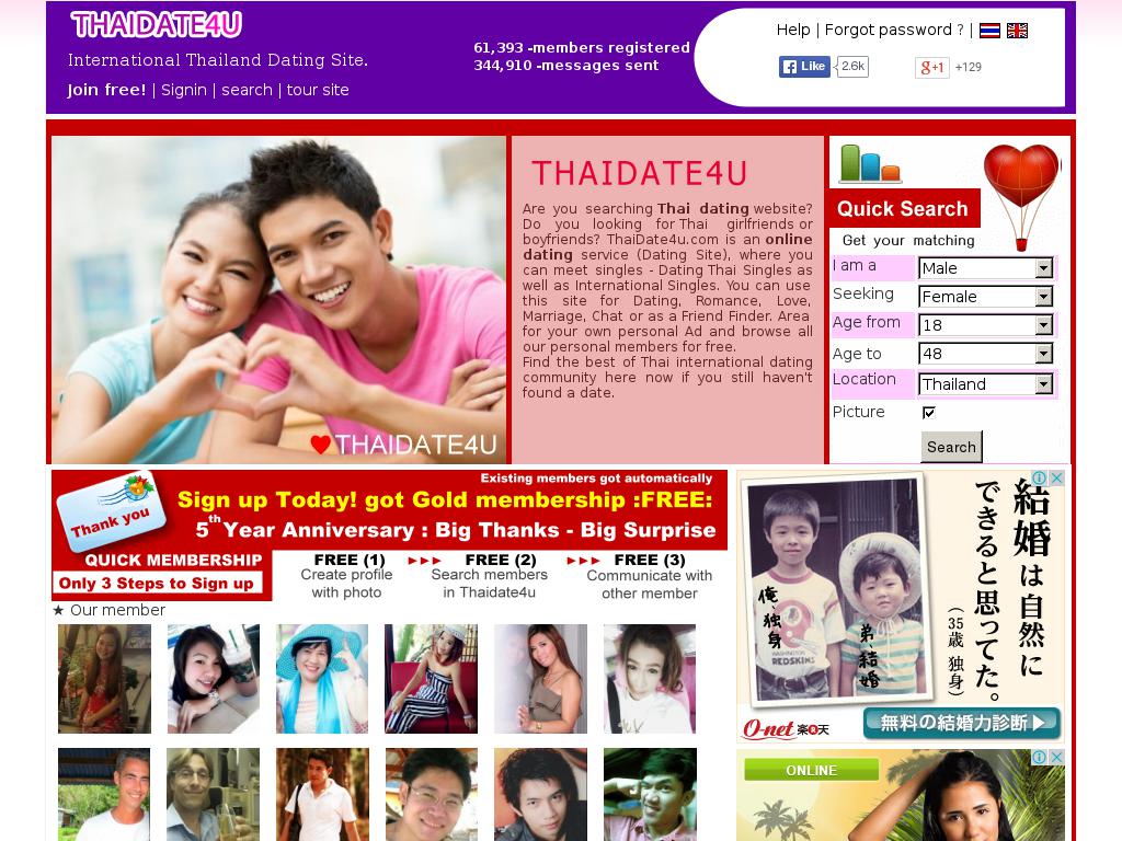 thaidate4u.com snapshot