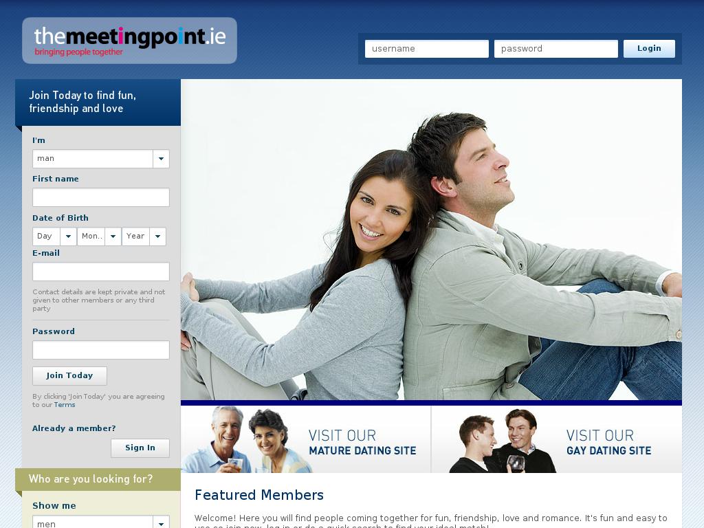 themeetingpoint.ie snapshot
