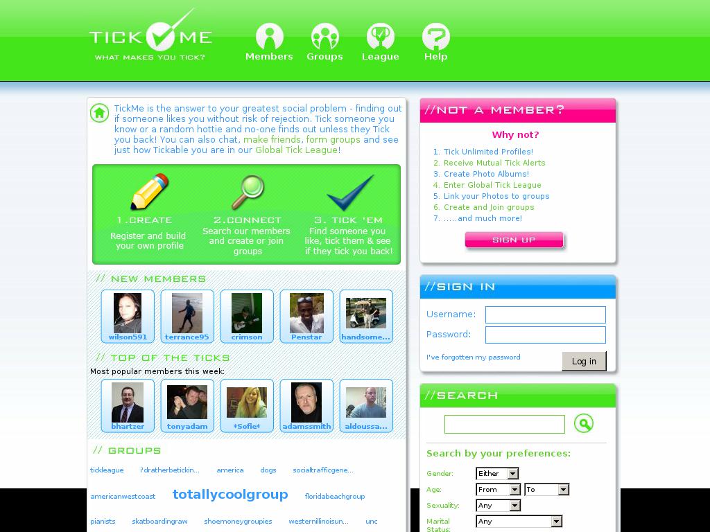 tickme.com snapshot