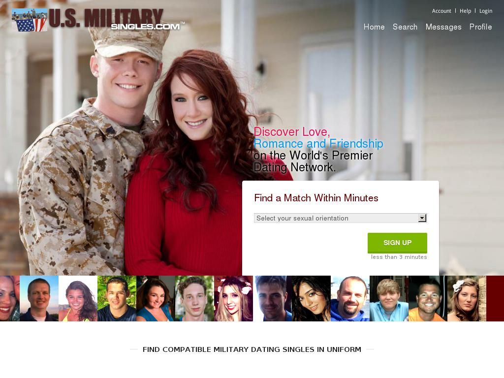 usmilitarysingles.com snapshot